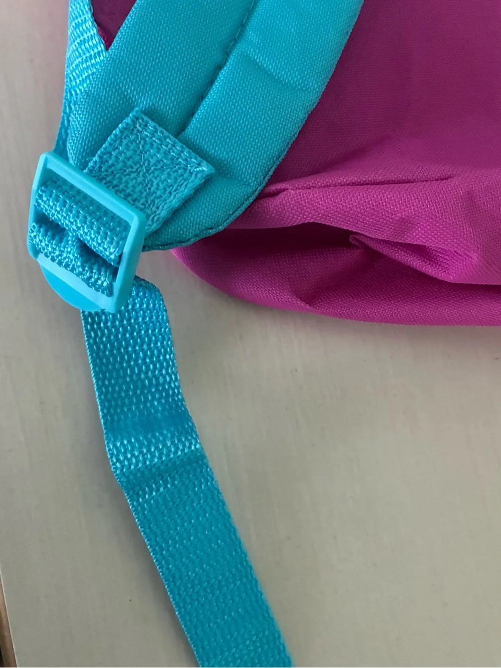 Barbie 15” Pink and Teal Gradient Graphic Backpack Zipper Adjustable Straps New